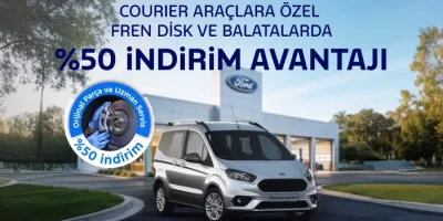 Ford Orijinal Parça Kalitesi Şimdi %50 İndirimli!*